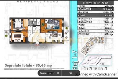 Apartament cu 3 camere decomandat în Metalurgiei