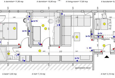 Apartament cu 3 camere semidecomandat, mobilat în Dristor - 18