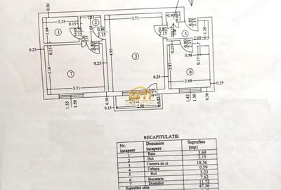 Apartament cu 2 camere semidecomandat în Central