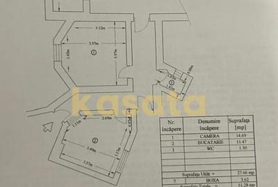 Garsoniera I demisol I Armeneasca I central I birou sau r... Garsoniera I demisol I Armeneasca I central I birou sau r... - 8