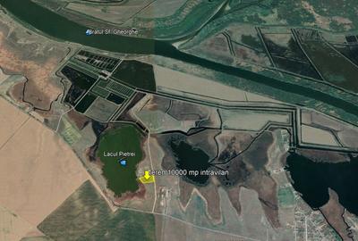 Teren intravilan de 1 Ha, cu iesire la lac, pretabil parc fotovoltaic sau turism - 2
