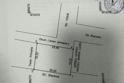 Teren Focșani - Zona Obor-465 mp - 2