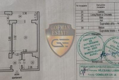 Apartament cu 2 camere decomandat în Km 5 - 6