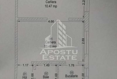 Apartament cu 2 camere, parter, zona Sagului - 7