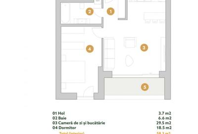 The Ivy*Etaj 2*Bloc faza 1*Vedere gradina*Loc de parcare*Ready to move in - 18