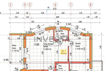 Apartament cu 2 camere semidecomandat, mobilat în Nord - 3