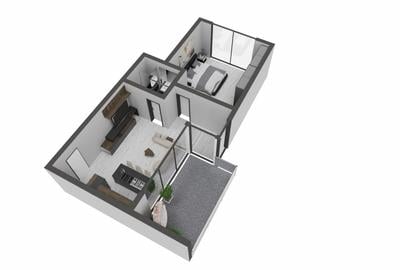 Apartament 2 camere Mamaia Nord  - OBA Lake- Proiect finalizat-Parcare inclusa - 3