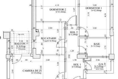 Apartament cu 3 camere decomandat în Roșu - 1