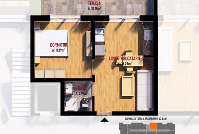 Dobroesti, apartamente tip studio, 2 si 3 camere, finisaje moderne - 7