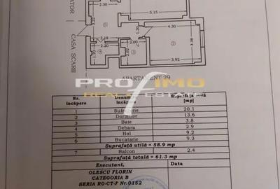 Apartament cu 2 camere decomandat în Central
