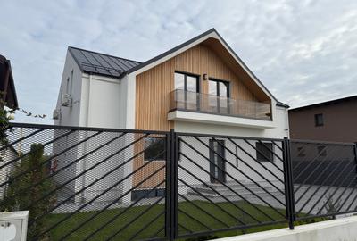 Vilă contemporană , finalizată în 2024, situată pe o stradă privată. - 2