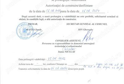Vand teren intravilan cu constructie inceputa - 5