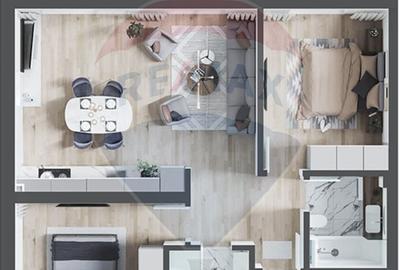 Apartament cu 3 camere de vanzare in Prima Green Residence, Nufarul - 17