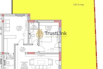 Apartament cu 3 camere în Băneasa