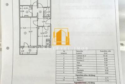 Apartament cu 3 camere decomandat în Eremia