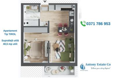 Apartament cu 2 camere decomandat în Iosia - 1