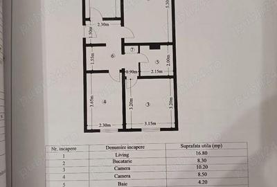 Apartament cu 3 camere decomandat în Scriitorilor - 6