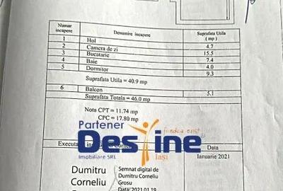 Apartament cu 2 camere decomandat în Central