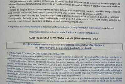 Teren construcții, vedere frontala la mare și Certificat Urbanism - Eforie - 7