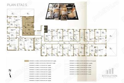 Apartament cu 2 camere decomandat în Republicii