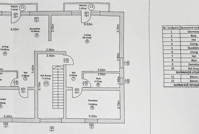 Casă cu 4 camere în Central - 2