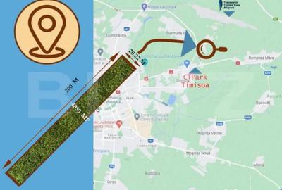 Teren de 4500 mp, în Central