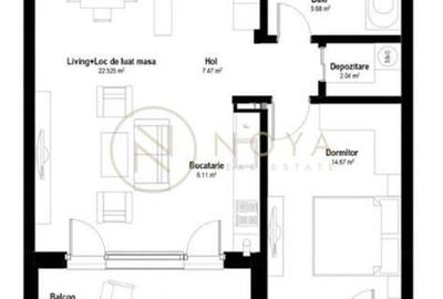 Apartament cu 2 camere de vanzare in Pipera si parcare - 5