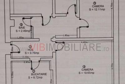 Apartament cu 3 camere decomandat în Șagului - 15
