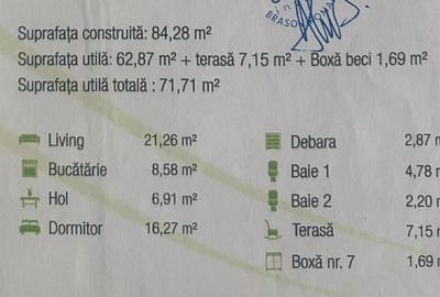 Apartament cu 2 camere decomandat în Central - 7