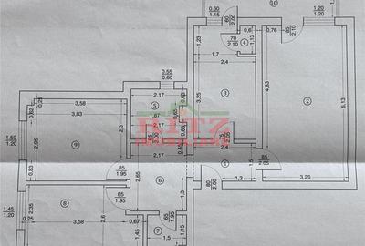 Apartament cu 3 camere decomandat în Central