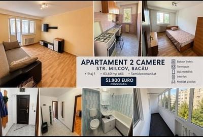Apartament cu 2 camere semidecomandat în Milcov - 1