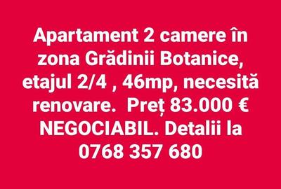 Apartament cu 2 camere semidecomandat în Calea Severinului - 1