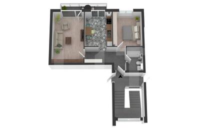 Ocazie! Apartament decomandat, 2 camere, 60 mp utili, Finisat - 7