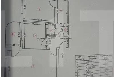 Apartament cu 3 camere decomandat, mobilat în Apusului - 7