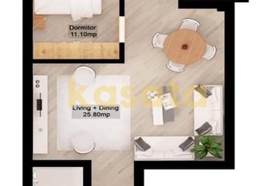 Apartament cu 2 camere semidecomandat în Floreasca - 9