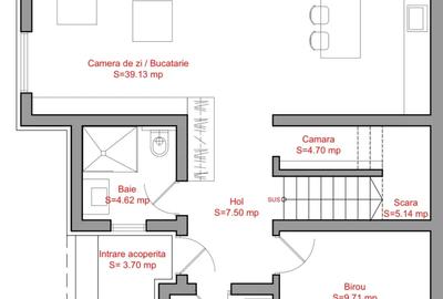 Vand duplex la cheie,zid dublu,direct proprietar - 4