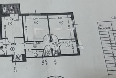 3 camere, et 1/8, proiect centrala-Ghencea, Str.Garleni. - 9