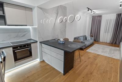 Apartament cu 2 camere semidecomandat, mobilat în Aviației