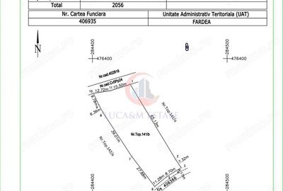 Teren de 2056 mp, în Gladna Română - 2