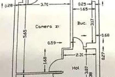 Vanzare Garsoniera 42 mp 3 Minute Mall Vitan Complet Renovata - 1