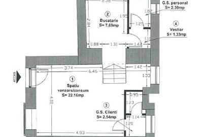 Spatiu comercial pentru aliementatie publica, 36 mp, Piata Unirii - 3