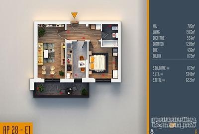 Apartament 2 camere decomandat,Cea mai buna OFERTA,Rezidential Pallady - 3