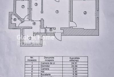 Apartament cu 2 camere în Victoriei - 16