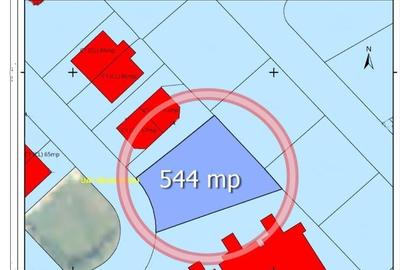 Teren intravilan 544mp, toate utilitatile in fata terenului - 1
