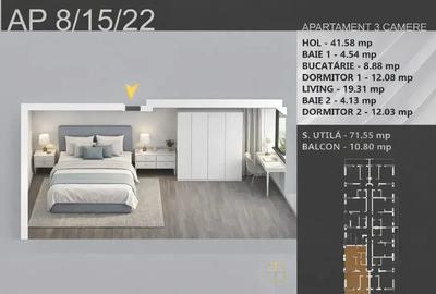 Apartament cu 3 camere decomandat în Theodor Pallady - 5