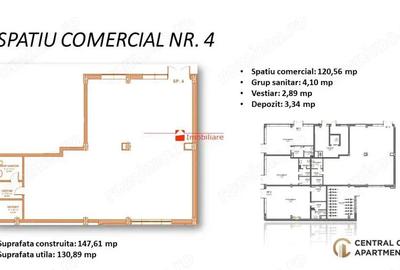 Spațiu comercial, de 130 mp, în Cantemir - 2