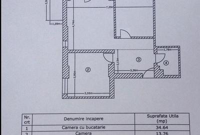 Apartament cu 3 camere, mobilat în Brezoianu - 2