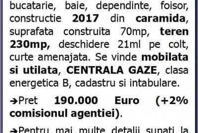 Bratianu, casa 3 camere de vanzare, mobilata, gaze, vanzari Constanta, - 14