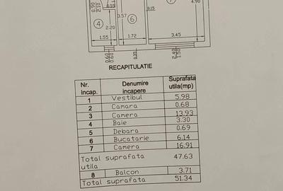 Apartament cu 2 camere decomandat în Brâncoveanu - 1