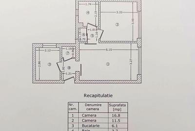 Apartament cu 2 camere semidecomandat în Ferdinand - 11
